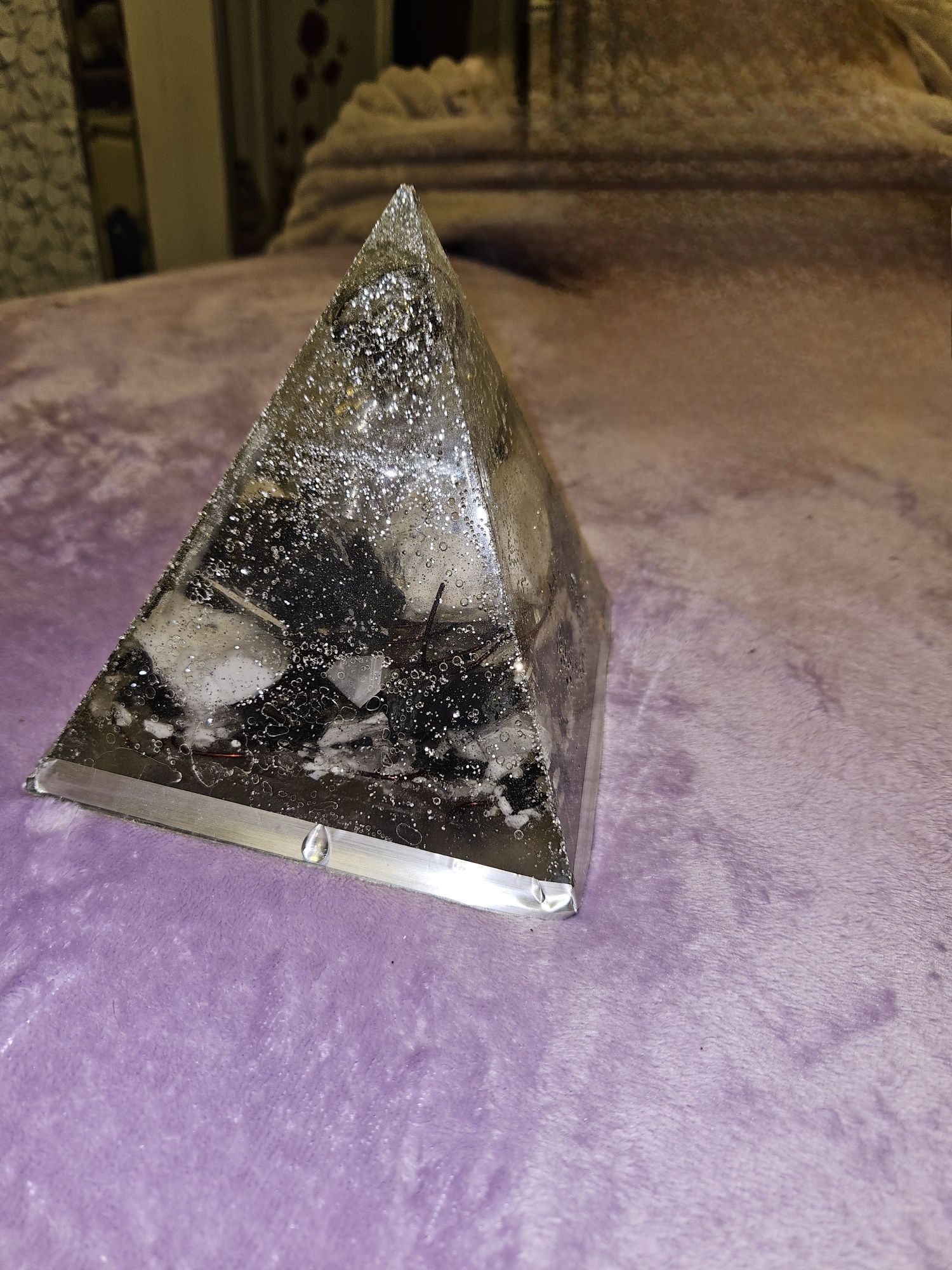 Piramida orgon 17 cm, handmade