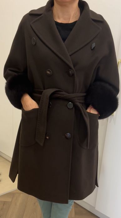 Пальто шерсть Италия, оригинал разамер L (48)