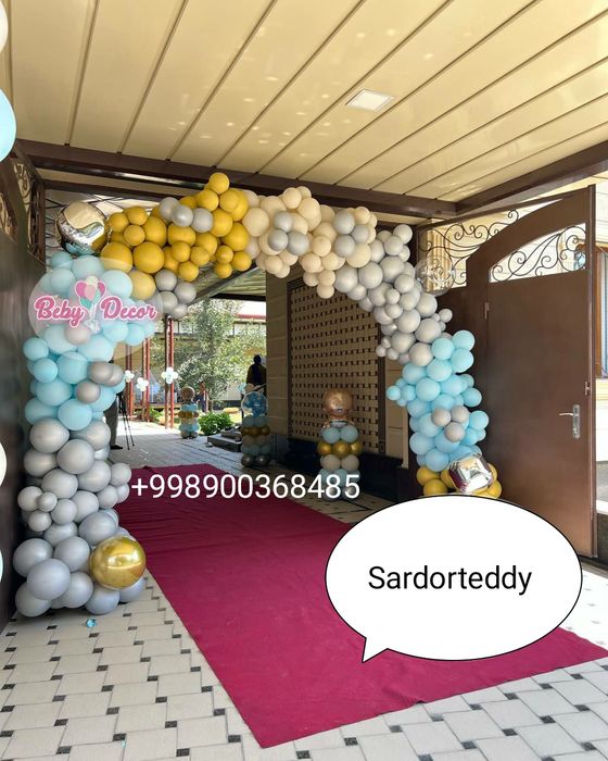 Ofarmleniya shar bilan bezatish ochilish uchun sharlar ayiqlar
