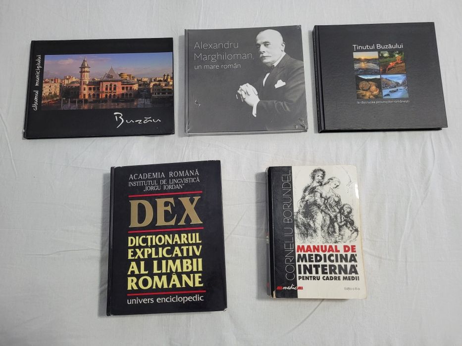Vand carti DEX,Medicina,Alex Marghiloman,Albumul Buzau,Tinutul Buzau