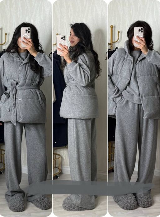 Спортивный костюм тройка с жилеткой