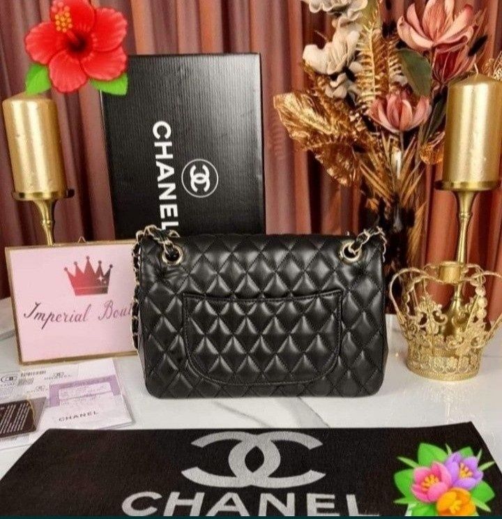 Geanta Chanel Jumbo,logo metalic, accesorii au,saculet, etichetă