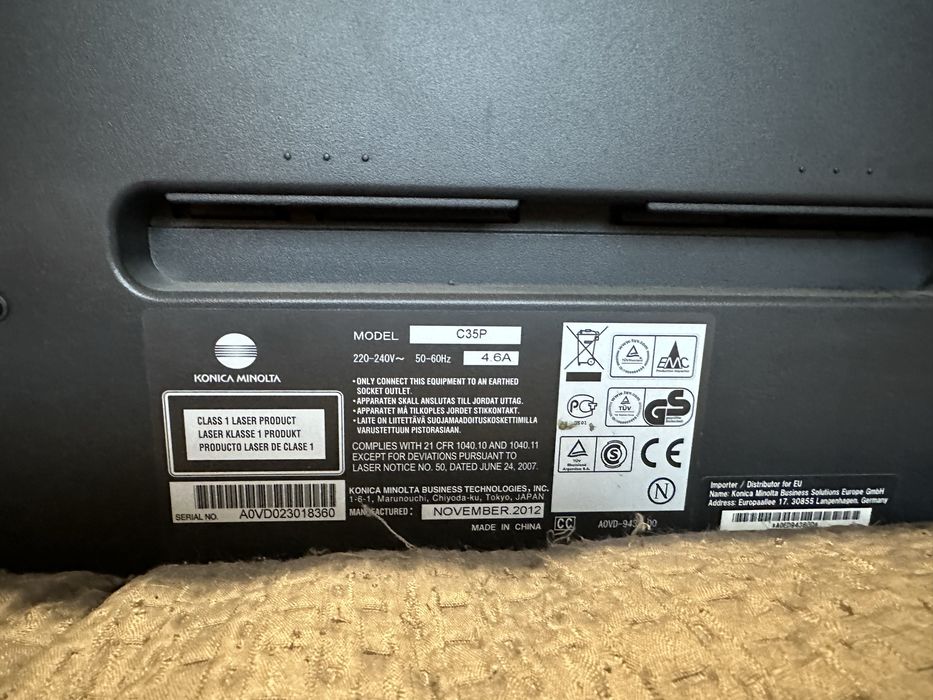 Imprimanta konica minolta bizhub c35p