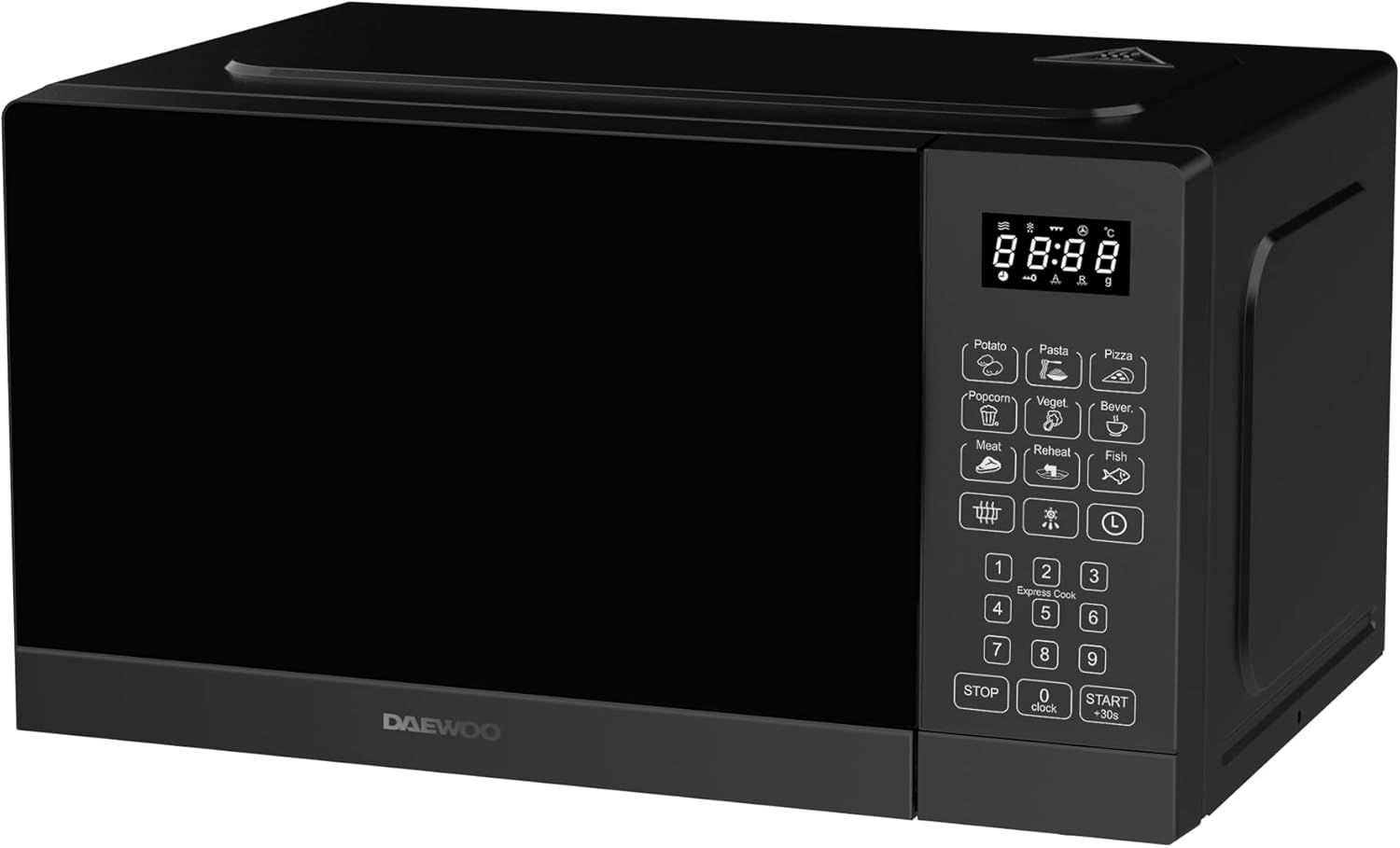 Cuptor microunde Daewoo 20L 700W digital 8 programe negru | 508865