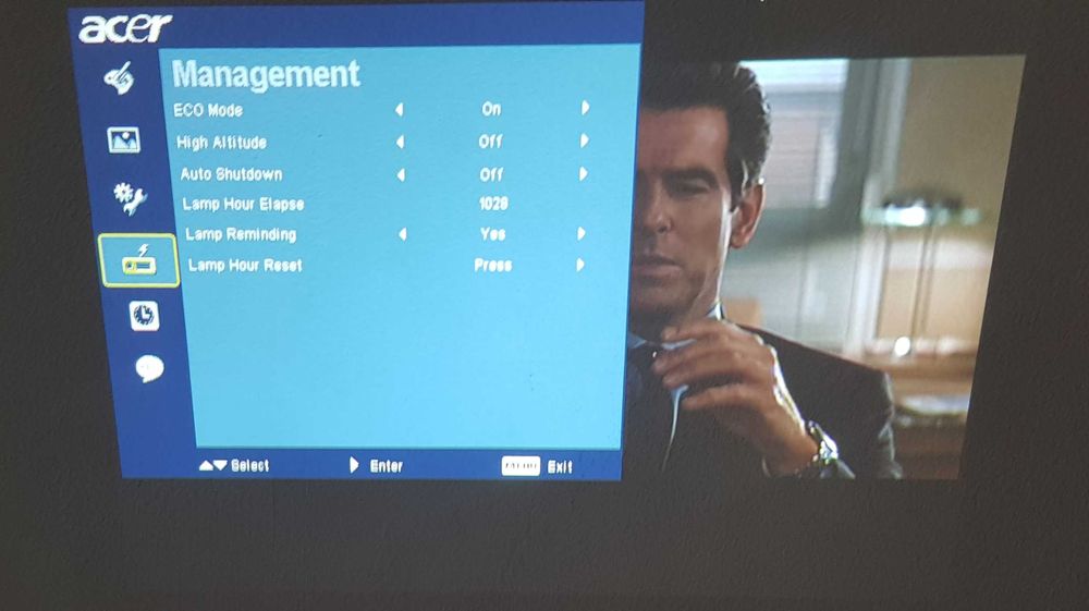 Acer X 1160 P videoproiector DLP Texas Instruments telecomanda filme