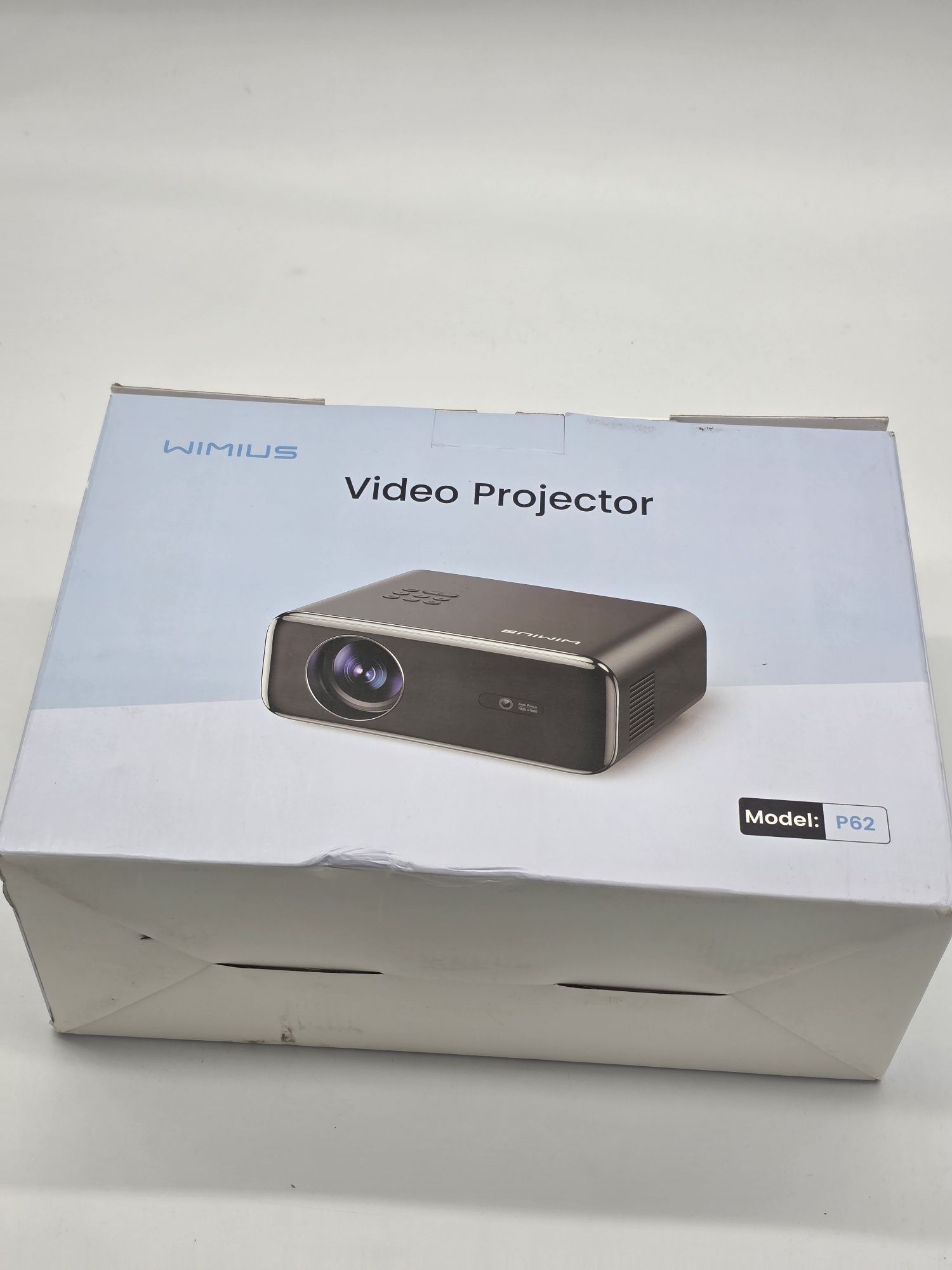 Videoproiector Wimius P62 WiFi 6 si Bluetooth 5.2, 500 ANSI 4K, nativ