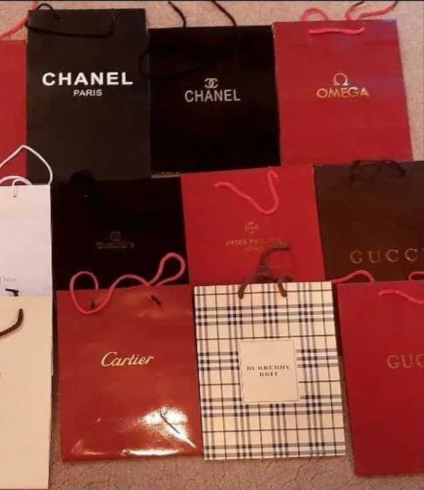 Pungi cadou diverse brand-uri, noi, nefolosite