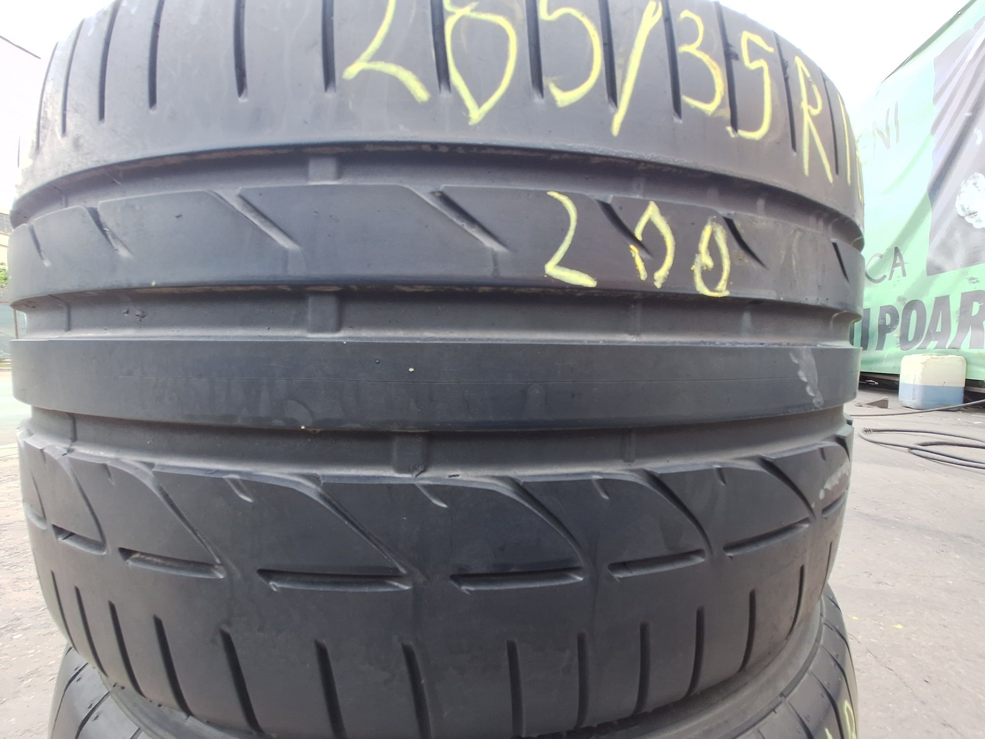 2 anvelope vara 285/35r18 Bridgestone runflat rft Montaj Gratuit