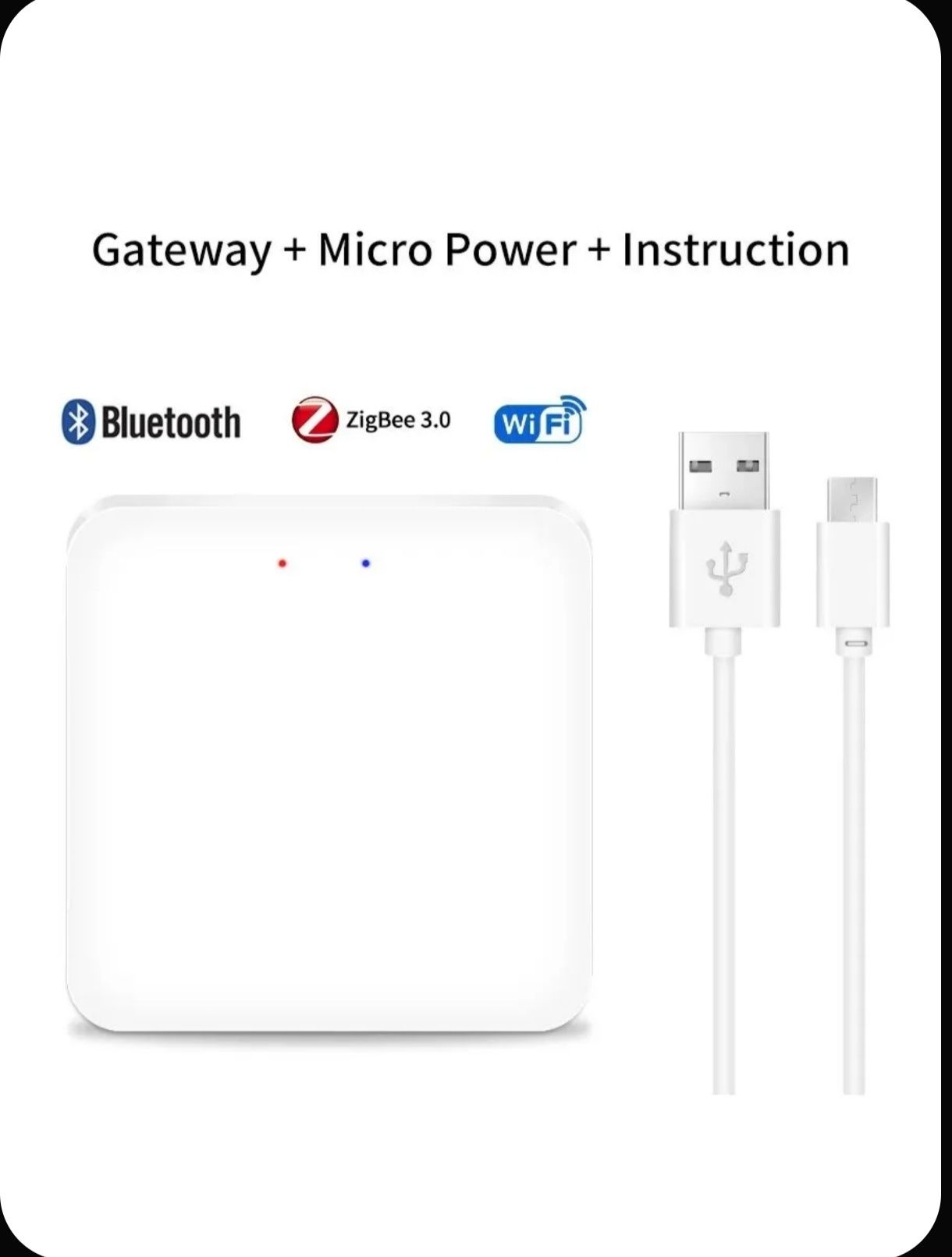 Многорежимный шлюз Tuya Smart с поддержкой ZigBee 3.0, Bluetooth Tuya