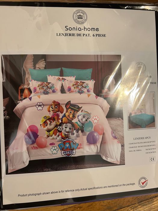 Asternut pat Paw Patrol/ Patrula catelusilor