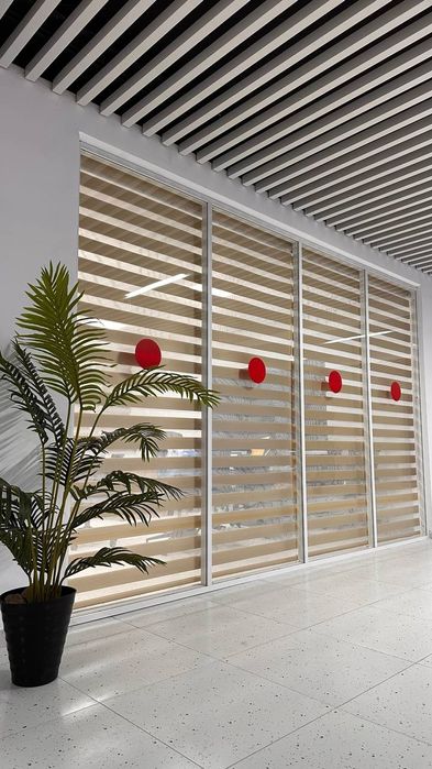 Жалюзи ролл шторы. Римский штор. Дикей .плиссе