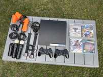 Playstation 3 + jocuri + console + camera + GunCon3
