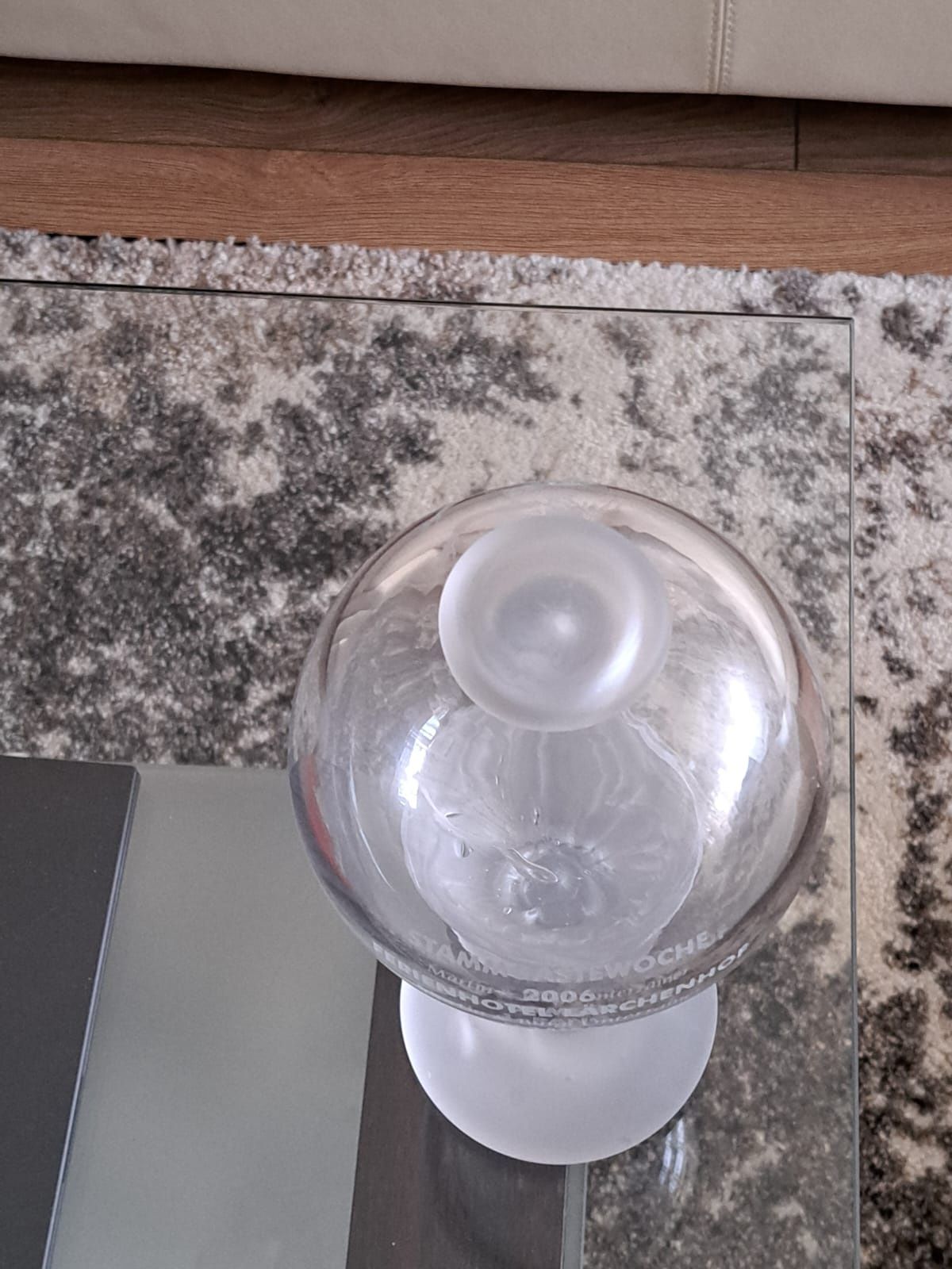 Cupă/ glob de cristal