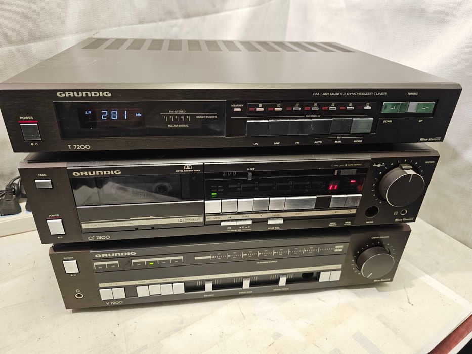 Linie vintage Grundig t7200 cf 7400 v7200 smart audio