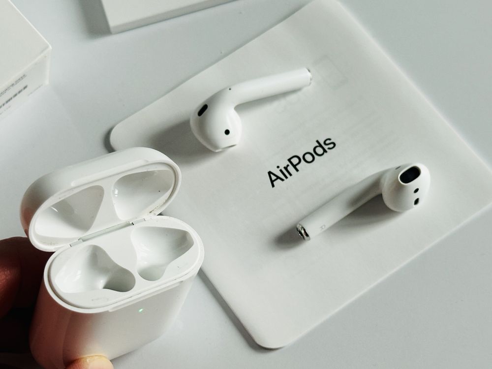 Airpods 2 cu incarcare wireless, ofer factura de achizitie