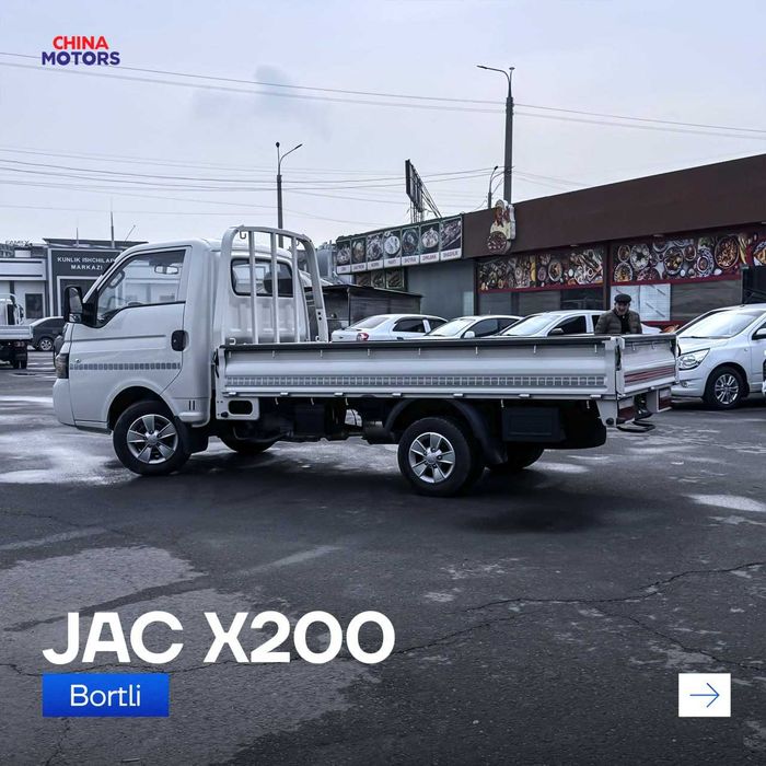 JAC X200 endi siz bolb tolashga xarit qilishingiz munuk