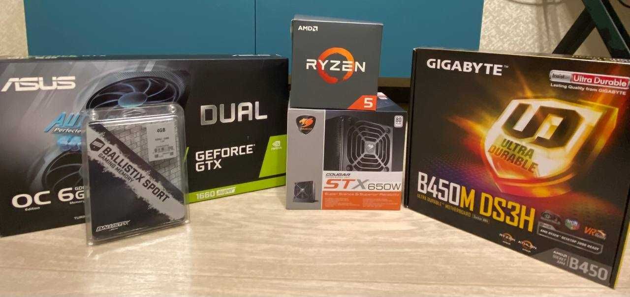 Продам игровой ПК Ryzen 2600 | GTX 1660 SUPER | DDR4 16 GB