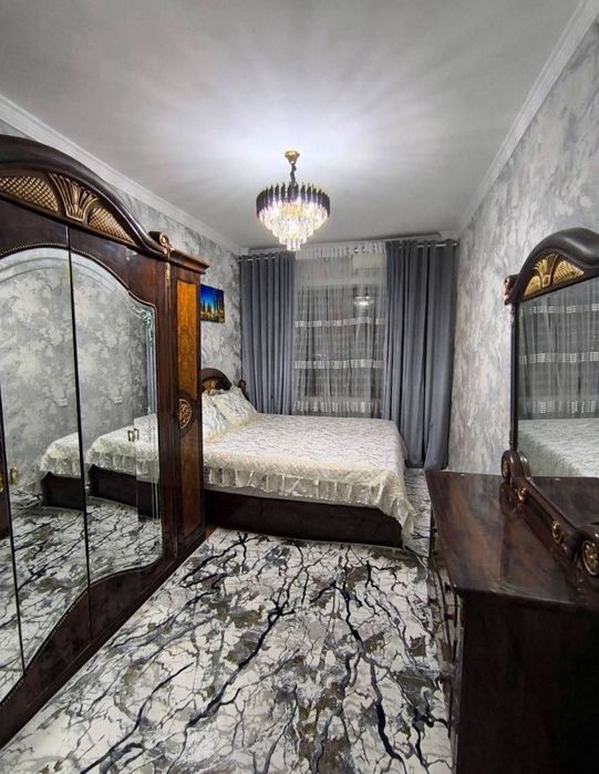 Срочно Продаётся Кушбеги 2/8/9 с мебелью техникой евро ремонт !