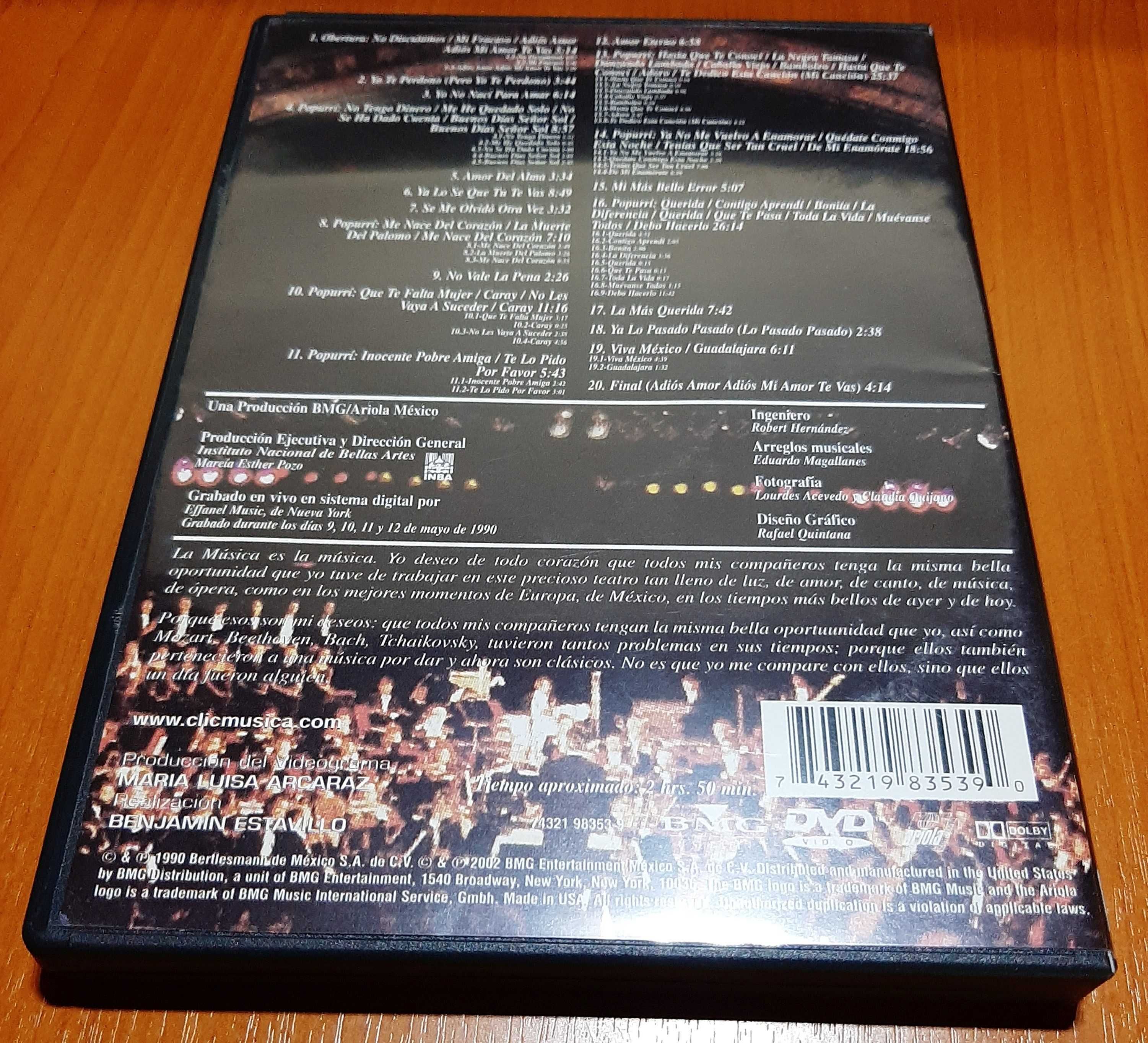 DVD original concerte, film Juan Gabriel