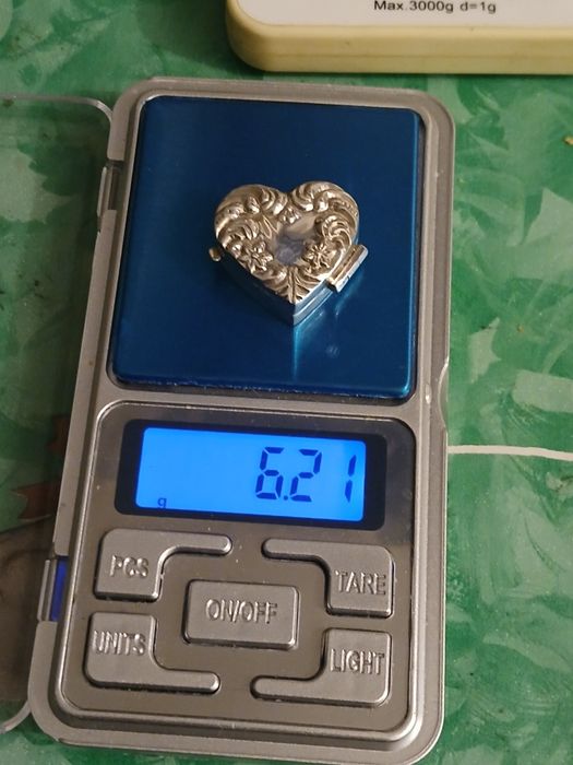 Cutiuta argint masiv 925