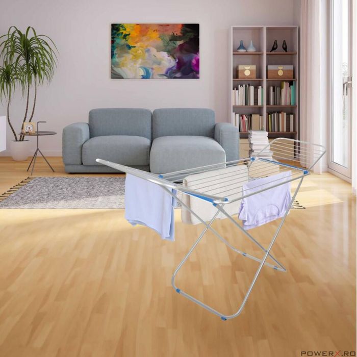 Uscătoare de rufe aluminiu, pliabil, Sepio