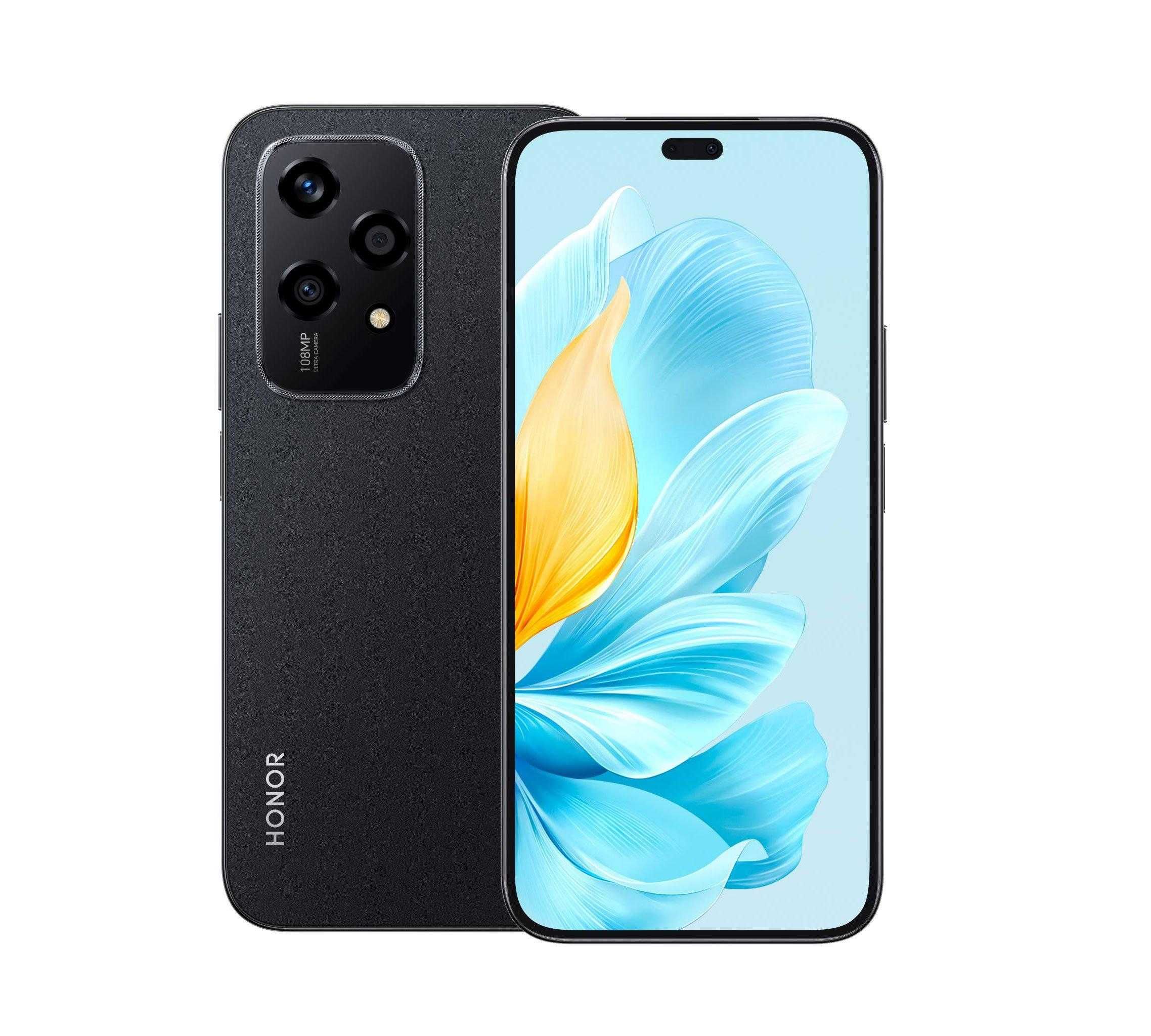 Нов! 36м.Гаранция! Honor 200 Lite 256+8GB Midnight Black (Черен)