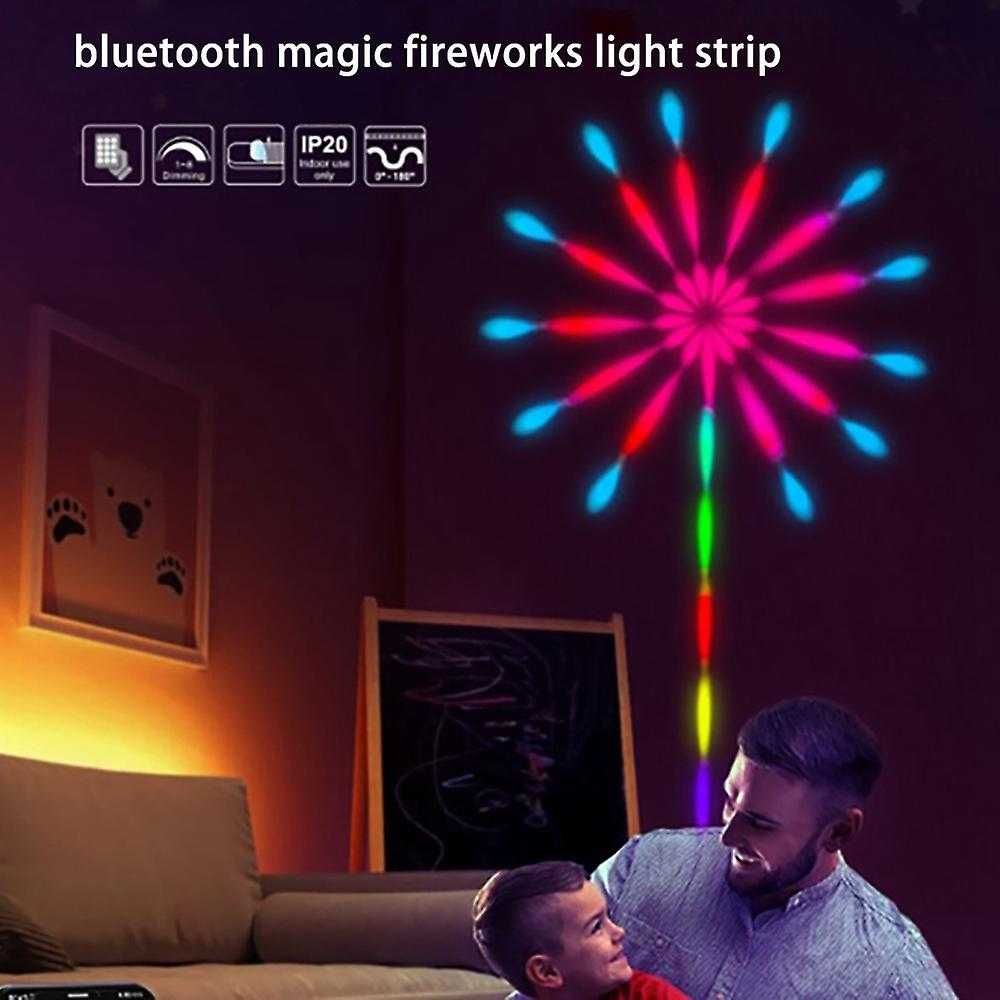 Instalatie inteligenta Fireworks LED control smartphone