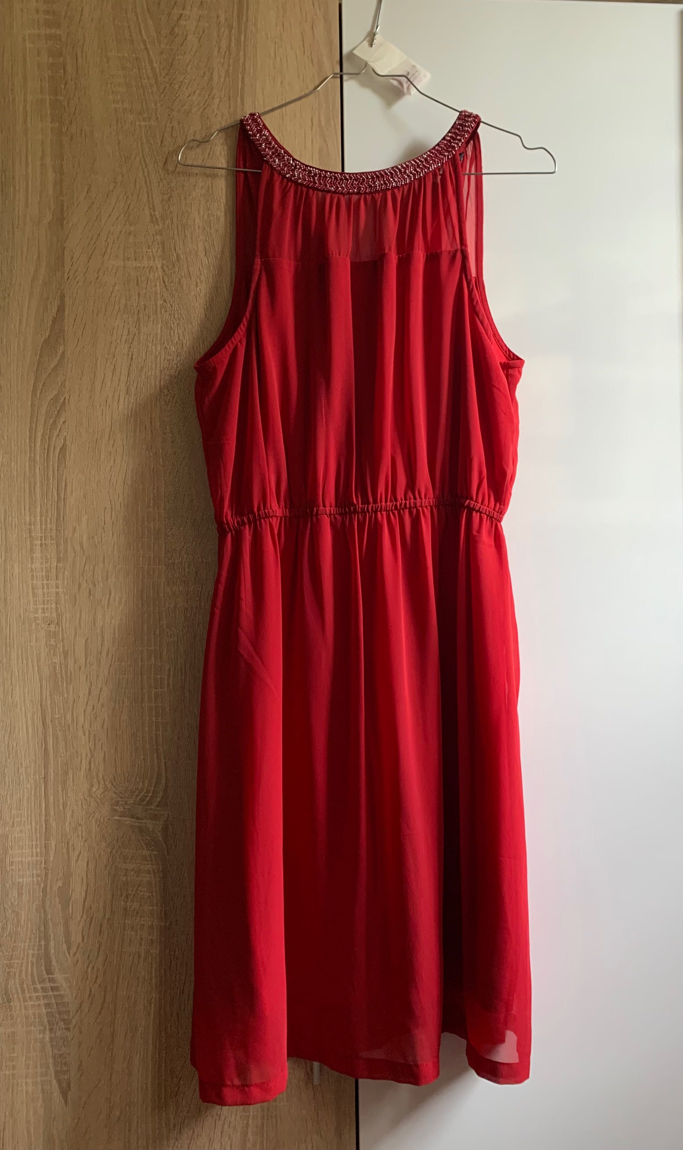 Червена рокля  ONLY
