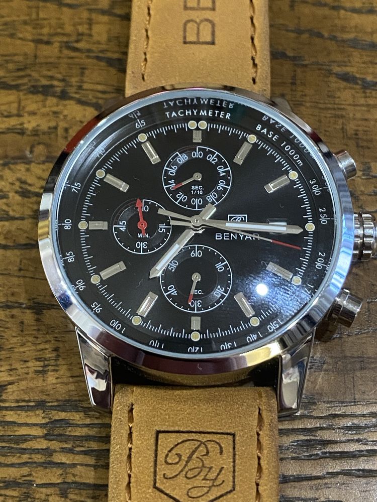Benyar Chrono Watch мъжки часовник, нов
