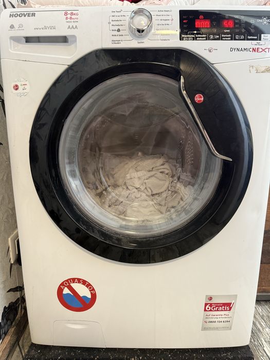 Masina de spalat + uscat rufe HOOVER 8+8kg 1400RPM