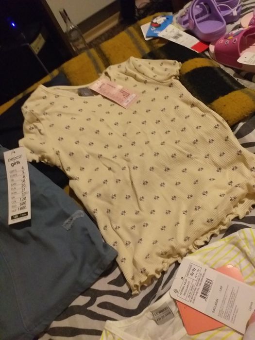 Детски дрехи за момиче цял бански пола рокля блузка тениска джапанки