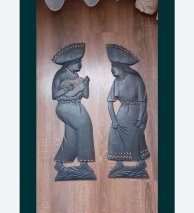 figurina lemn muzicant