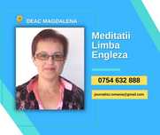 Profesor Experimentat Limba Engleză - Cursuri Private și Meditații