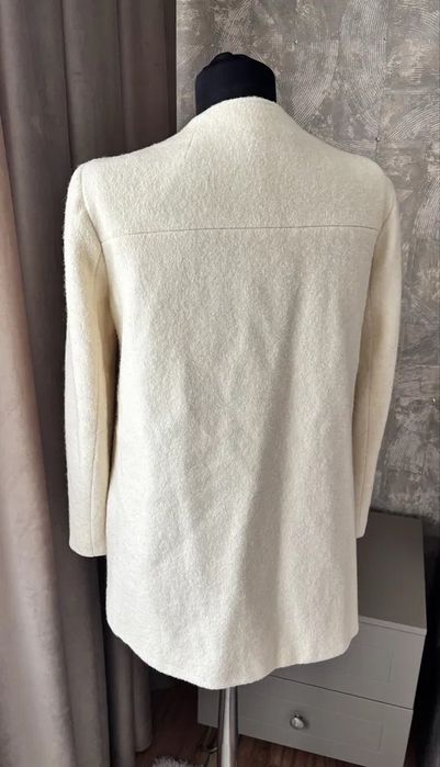 Palton crem, Zara Basic