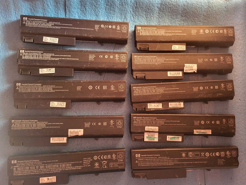 lot 10 baterii laptop HP - diverse modele -