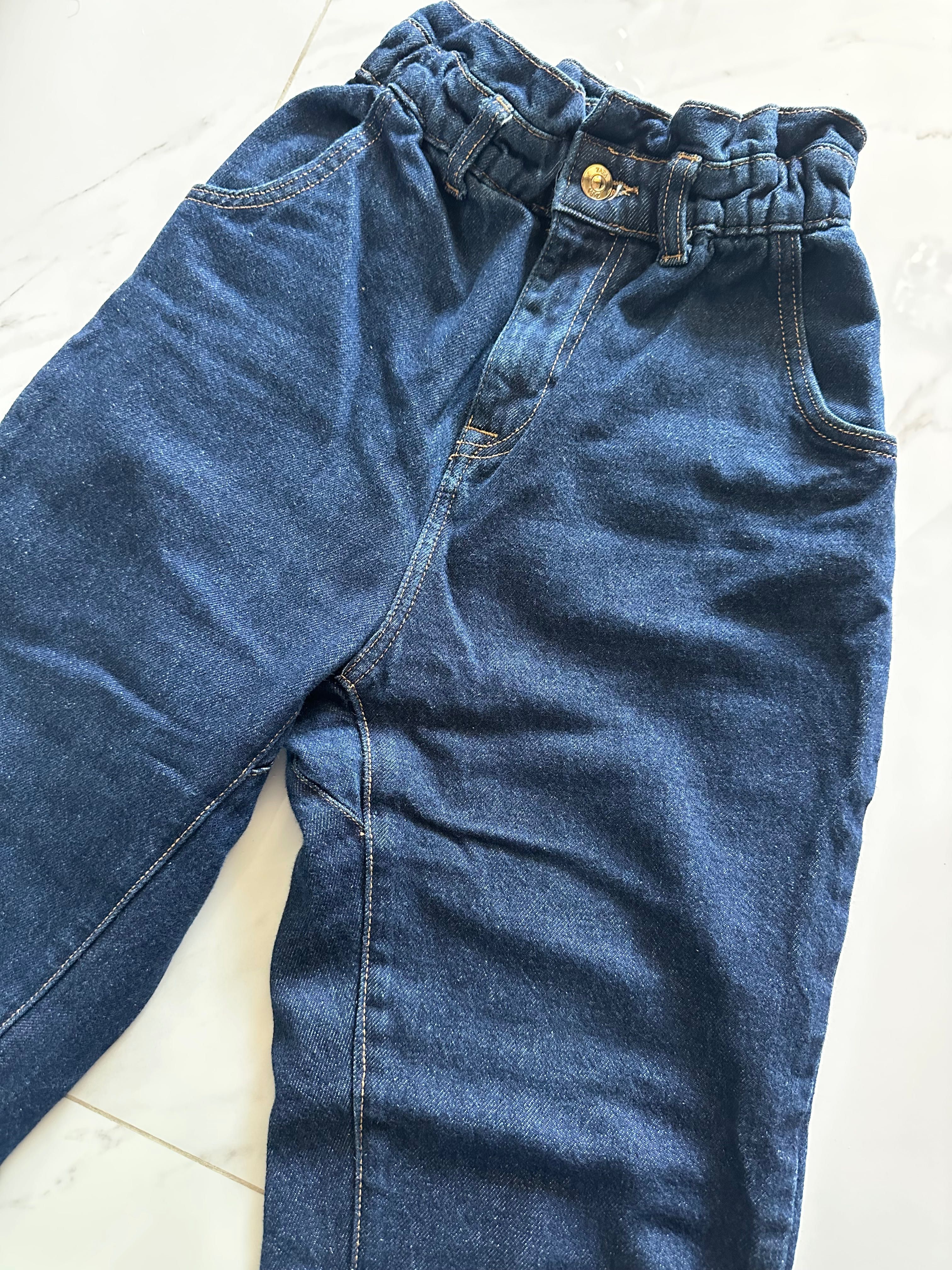 Дамски дънки тип baggy ZARA