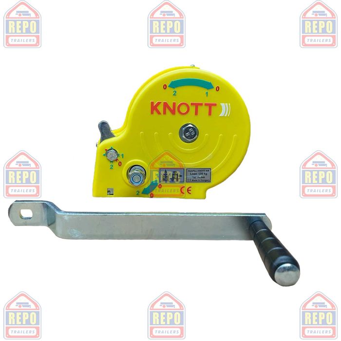 Troliu manual Knott 450 Kg remorca sufa carcasa