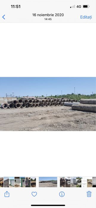 Vând tuburi din beton