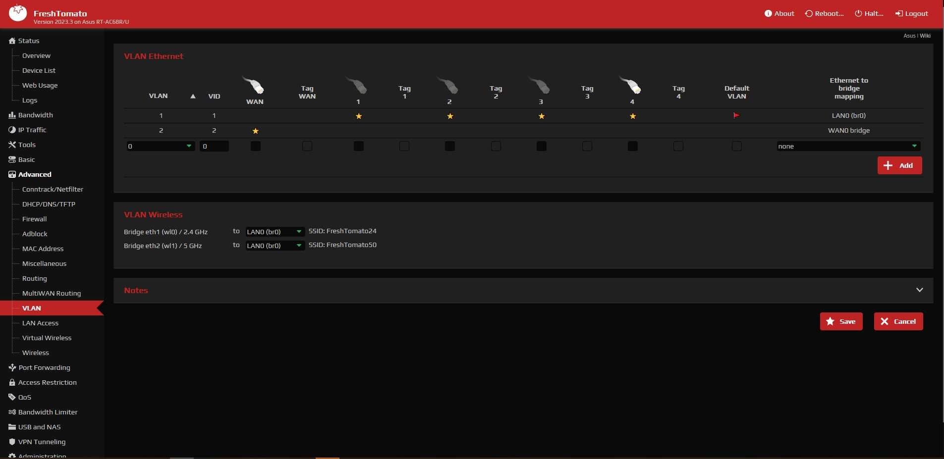 Рутер Linksys EA6700 с Freshtomato, съвместим с dd-wrt