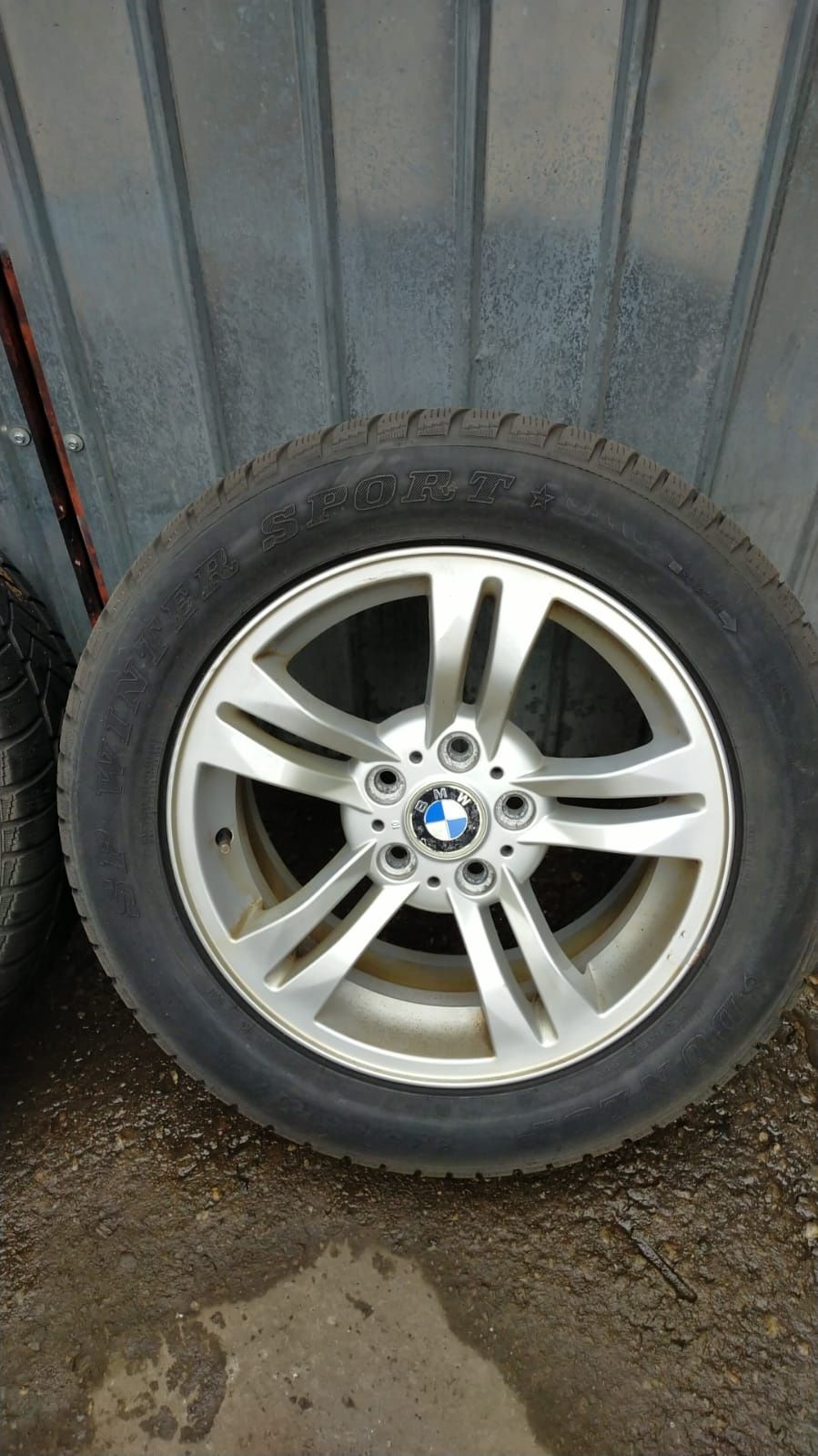 Jante aliaj originale BMW X3, 17 inch/toli, anvelope iarna 235/55/17