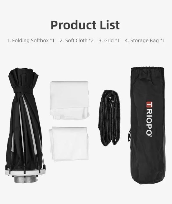 Октагон. Софтбокс. 65cm. Bowens Mount. Фото. Видео.