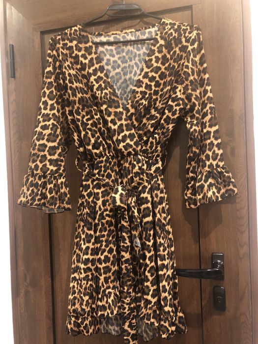 Леопардова къса рокля