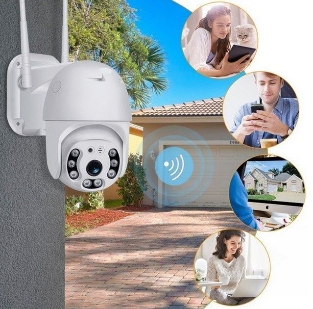 WiFi Уличная поворотная IP-камера наблюдения PTZ outdoor camera kamera