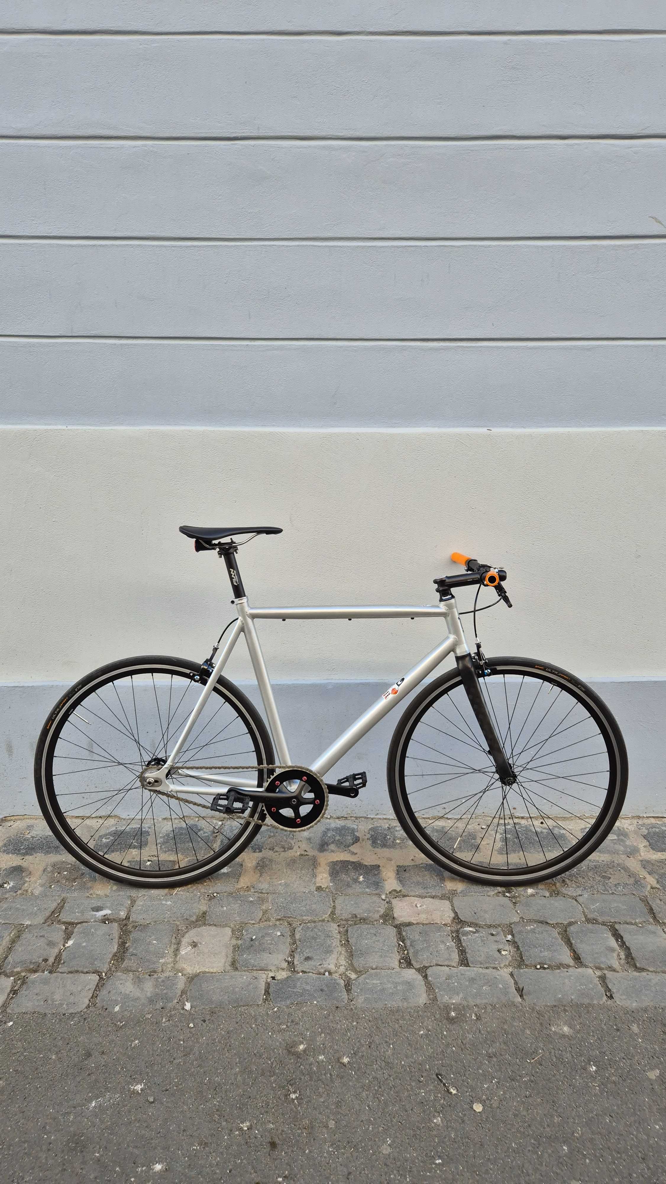 Cadru aluminiu Drag Pista XL cu furca carbon Colossi