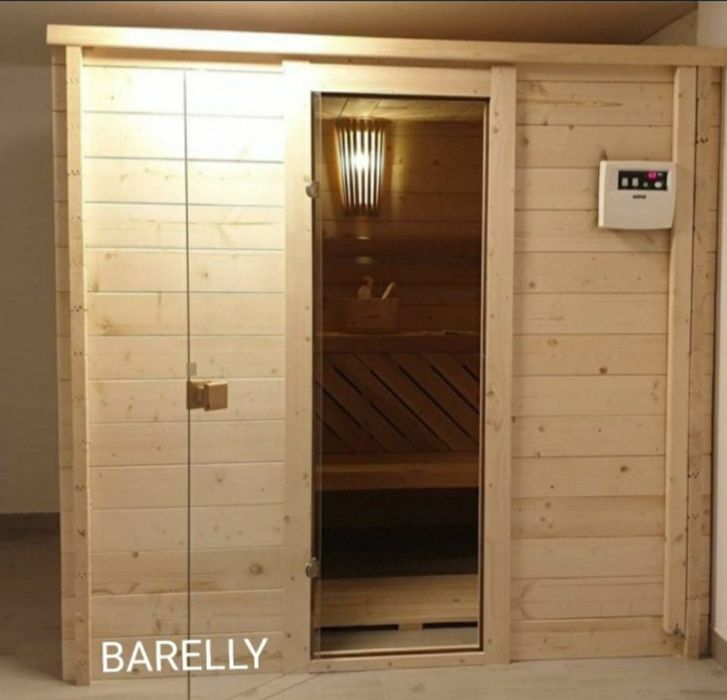 Saune personalizate, traditional- finlandeze,  molid masiv, Harvia