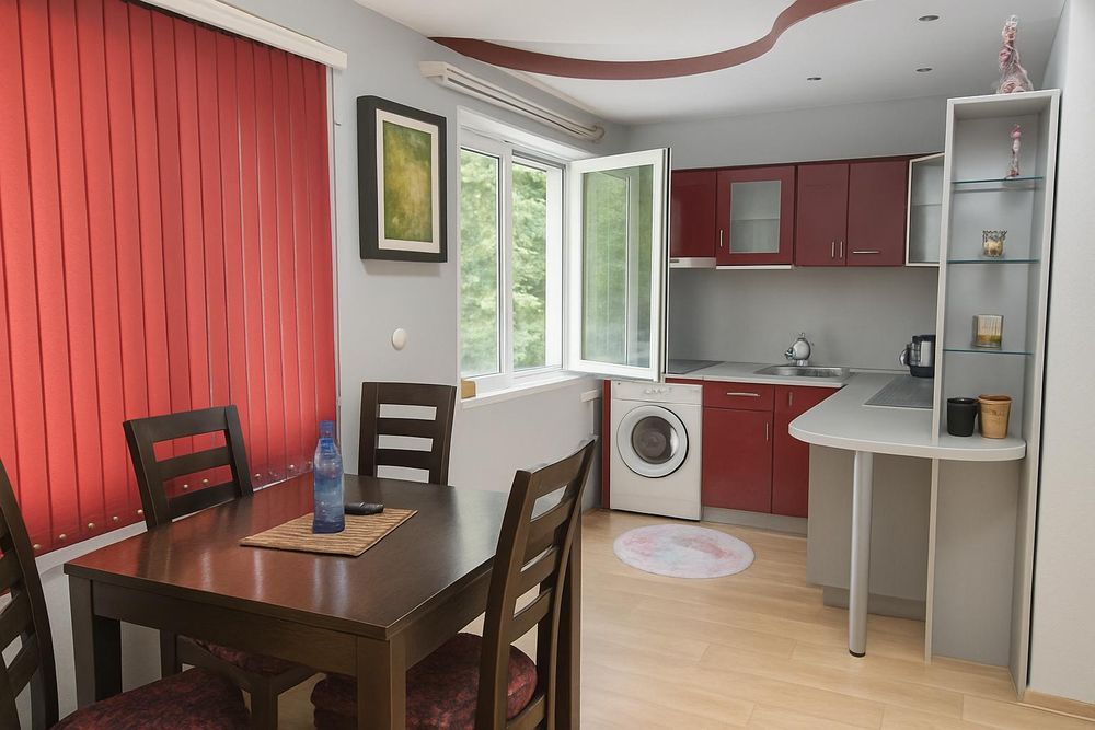 Дава се под наем Едностаен апартамент в Пловдив, Кършияка - 48 кв.м за 382.5 € - Снимка #1