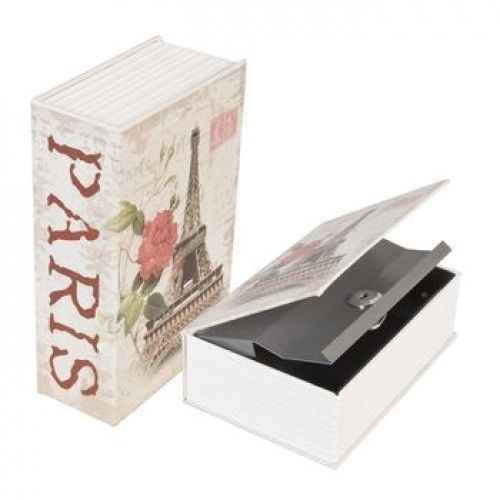 Seif metalic in forma de Carte- BookSafe Paris