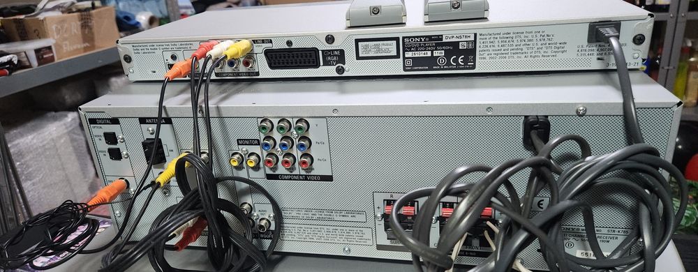 Receiver Sony cu DVD Sony și telecomandă