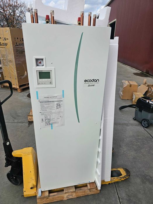 Високотемпературна термопомпа Mitsubishi QUNZ-W40VA - R744/CO2 с буфер