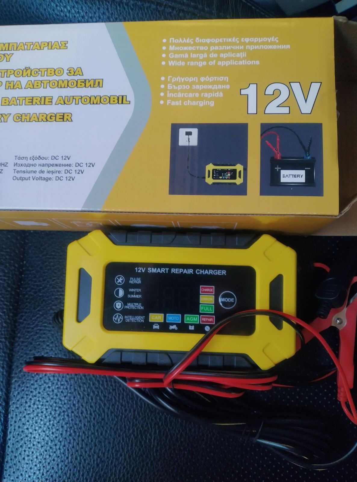 Импулсно електронно зарядно устройство за акумулатори 3/6 A 6/12 V